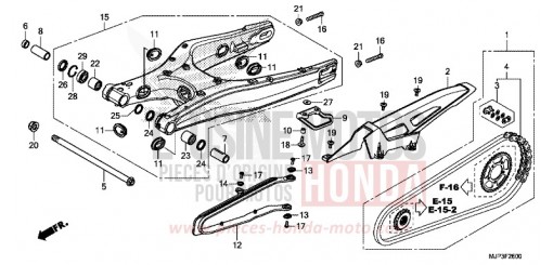 SWING ARM CRF1000AH de 2017